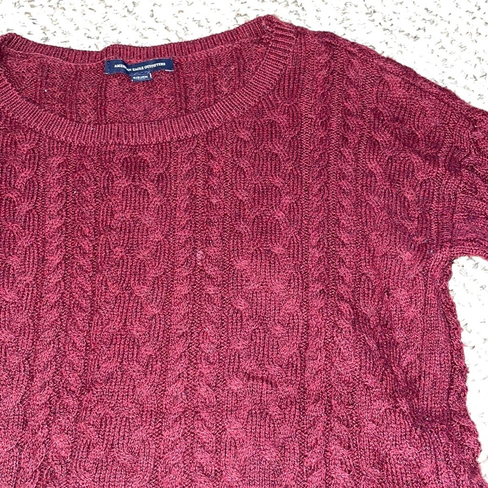 Maroon American Eagle Sweater